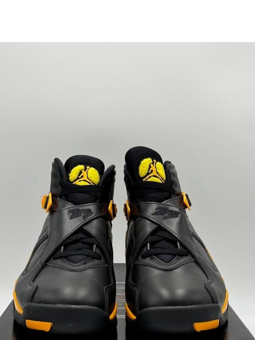 Men's Size 9.5 - Women's 11 -Jordan 8 Retro Taxi Yellow Black unisex - Picture 11 of 16
